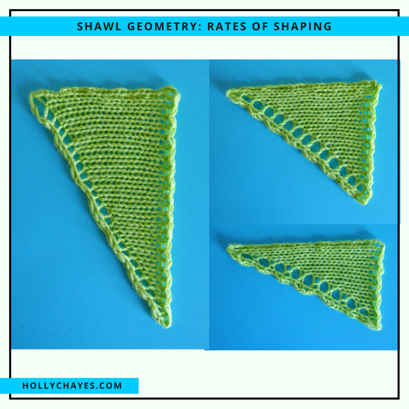 Holly Chayes » Shawl Geometry Side to Side Triangle
